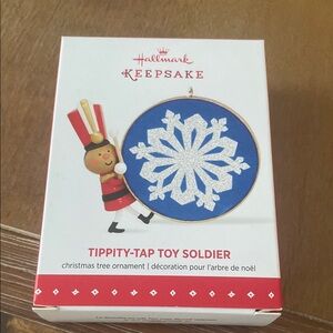 Hallmark Keepsake Toy Soldier Ornament with Blue and Red